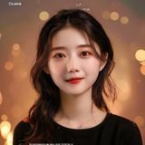 抖ying内容创作顾问苏雨桐，创意女性头像，温暖背景